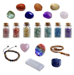 Crystals and Healing Stones Set worry stone for daily calm and focus.