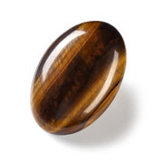 CrystalTears Tiger Eye worry stone for anxiety relief and calm focus.