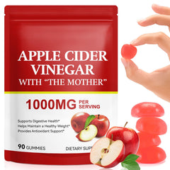 CSDLQNF Apple Cider Vinegar Gummies bottle front for daily wellness