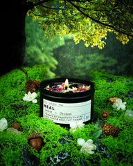 CULACEE Palo Santo cleansing ritual candle for purifying space and energy.