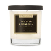 Culture & Nature 7oz soy wax candle in glass jar with a clean, balanced aroma.