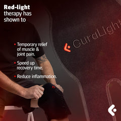 CURALIGHT 660nm 850nm LEDs close-up for deeper tissue reach.