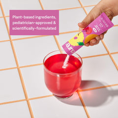 Cure Hydration dissolving in water, quick hydration after activity.