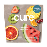 Cure Hydration tropical variety pack front view for on-the-go hydration.