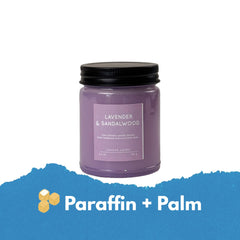 CW Studio Lavender & Sandalwood hand-poured wax promises clean, even burn.