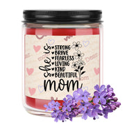 CWEGSJ Mother's Day candle jar with lid for a warm, relaxing home ambiance.