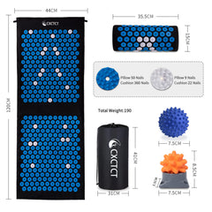 CXCTCT acupressure mat with magnetic points for targeted relaxation.