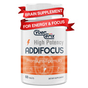 CyberCerix 17-in-1 brain supplement bottle for daily focus.