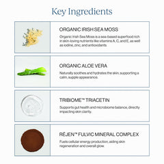 CYMBIOTIKA fulvic mineral complex image suggests mineral nourishment for energy.
