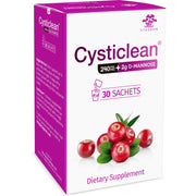 Cysticlean PAC-D-Mannose bottle for daily urinary wellness support.
