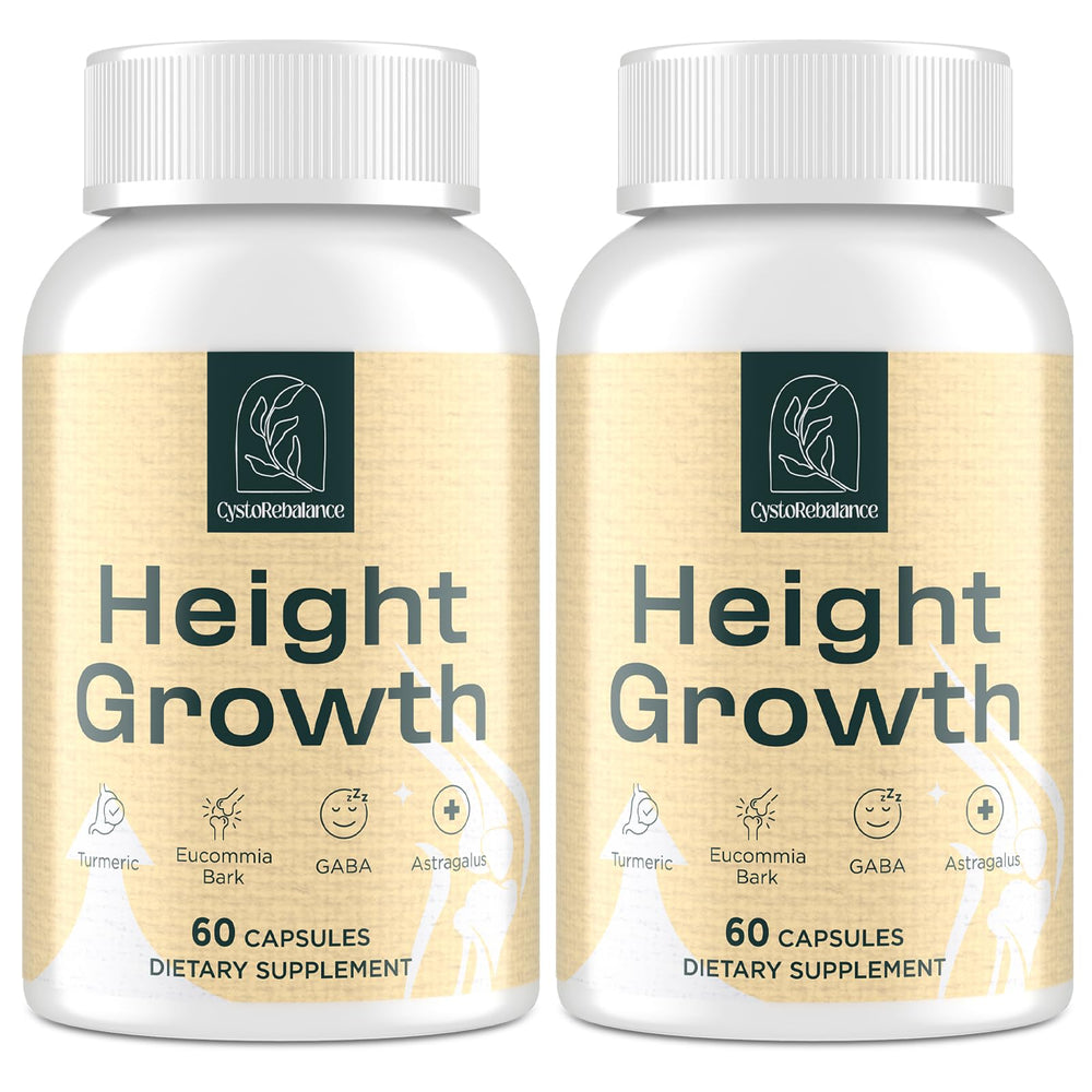 CystoRebalance bottle front promoting a natural bone strength formula for daily wellness