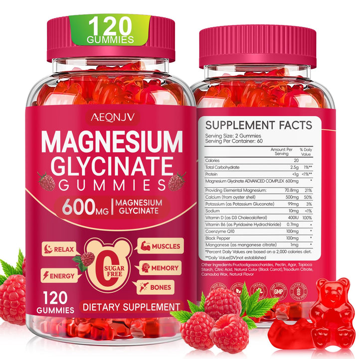 Cytona Magnesium Glycinate Gummies packaging front shows a sugar-free daily wellness formula