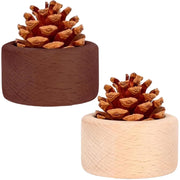 CZFSWT 2Pcs Passive Diffuser wood set for subtle aroma in home and car