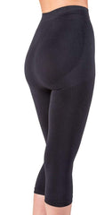CzSalus Anticellulite Capri Pants side view showing lumbar support for back comfort