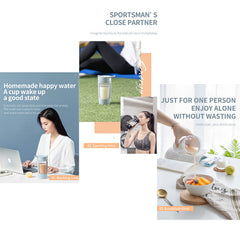 daasigwaa Tritan BPA-free shaker pink body for clarity and durability