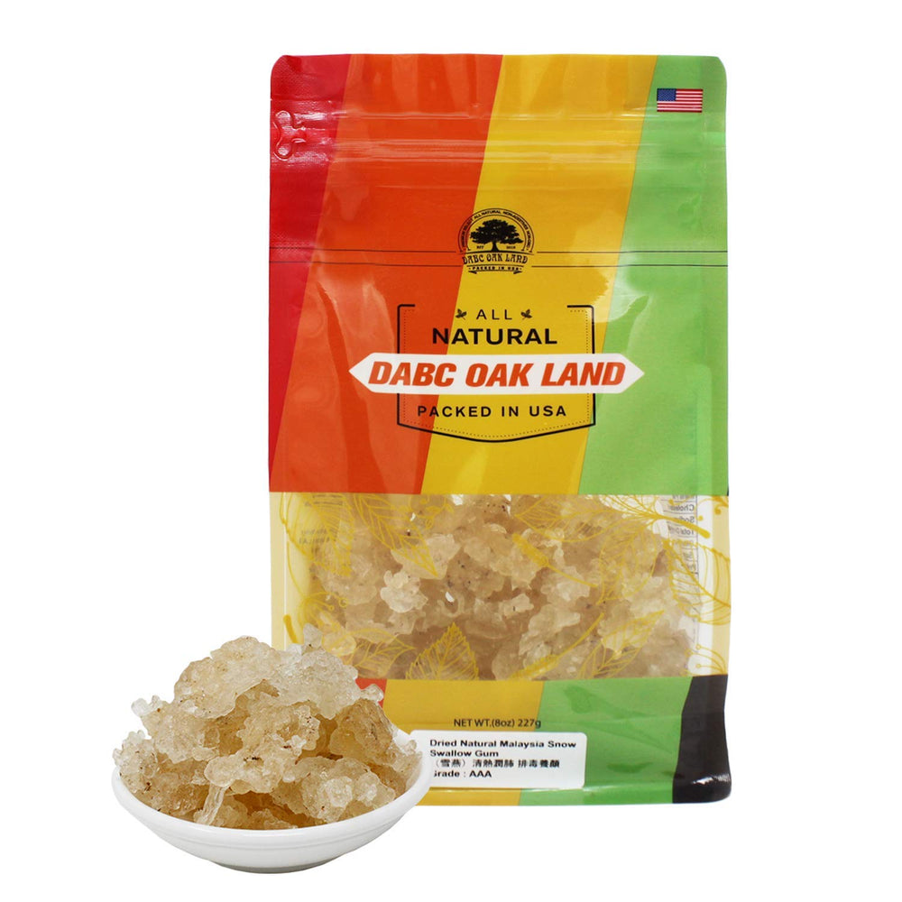 DABC OAK LAND natural wild tragacanth gum Snow Swallow 8oz in pristine form for authentic desserts