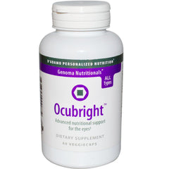 D'Adamo Ocubright bottle front view for eye health support.
