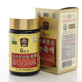 Daehan Red Ginseng 240g bottle close-up showing pure Korean extract for daily energy support