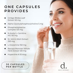 Daily Defense St. John's Wort capsules suggesting mood support.