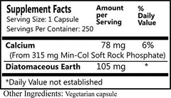 Daily Manufacturing K-Min bottle front, gluten-free vegan capsules for everyday use.