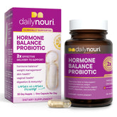Daily Nouri Hormone Balance probiotic bottle for daily wellness and balance