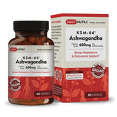 DailyNutra KSM-66 Ashwagandha bottle front view for focus and energy.