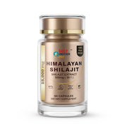 Daily Unstuck Me Shilajit capsules in amber bottle for energy support.