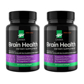 Daiwa Brain Omega-3 softgel bottle supports daily cognitive focus.