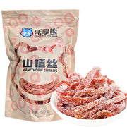 DAMAICHUHAI Hawthorn Berry Strips pack in resealable bag for fresh snacking.