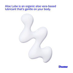 Dame Aloe Lube travel bottle ready for on-the-go use.