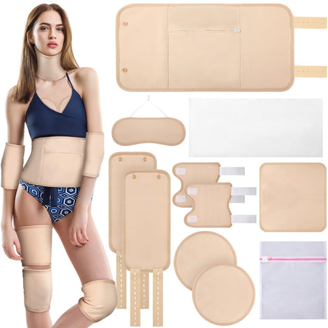 Dansib castor oil neck wrap for soothing heat therapy at home