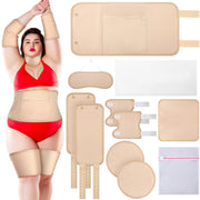 Dansib castor oil neck wrap with adjustable strap for customizable warmth.
