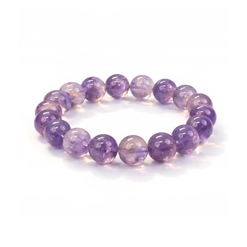 Dare to Mystic amethyst rutilated quartz bracelet close-up highlighting rutile threads for focus