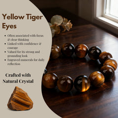Dare to Mystic hand-strung elastic bracelet offers flexible daily comfort.
