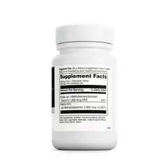 Davinci Active Folate B12 chewable tablets closeup showing convenient daily use.