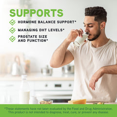 Davinci Labs Prostate Health with saw palmetto for prostate comfort.