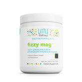 DAVINCI Little DaVinci Fizzy Mag bottle shows kid-friendly magnesium supplement for daily brain support.