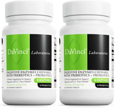Davinci Mega Probiotic ND bottle displaying label for daily digestive support.
