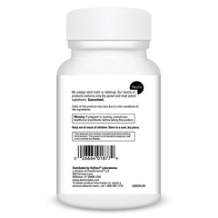 DaVinci Magnesium Glycinate bottle back view shows 90 capsules for daily nourishment.