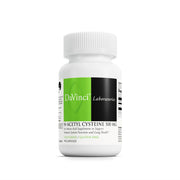 DAVINCI NAC 500 mg bottle closeup for immune support and lung health