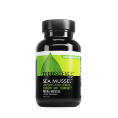 DAVINCI Sea Mussel bottle label shows joint support ingredients for mobility