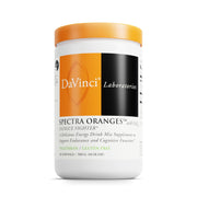 DaVinci Spectra Orange bottle front showing natural energy support for daily focus.