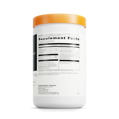 DaVinci Spectra Orange tub closeup reveals vibrant powder blend for endurance.