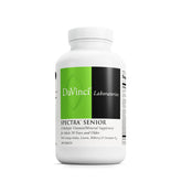 Davinci Spectra Senior bottle front label highlighting cardiovascular and eye support.