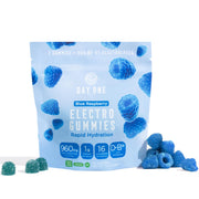 Day One Electrogummies blue raspberry bottle front for easy hydration