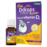Ddrops Kids Booster: gota única para dosis diaria sin sabor.