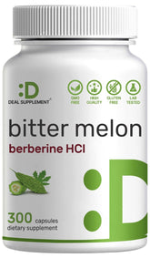 Deal Supplement Bitter Melon capsules in bottle for convenient daily use