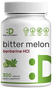 Deal Supplement Bitter Melon capsules in bottle for convenient daily use