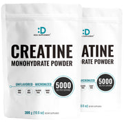 Deal Supplement creatine micronized powder bottle with 120 daily-serving supply