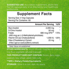 DEAL SUPPLEMENT D-Chiro Inositol bottle side highlights cycle support.